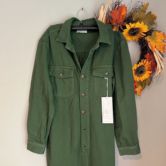 Boyish THE TROY Carpenter Uitlity Jumpsuit Small in Army Green - Picture 2 of 11